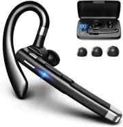 Bluetooth Headset, Bluetooth Wireless Earpiece with mic Trucker Headset