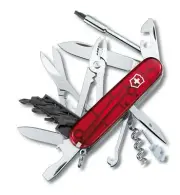 VICTORINOX Knife Cybertool 34 Swiss Army Knife Translucent Red 1.7725.T