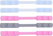 SAFIGLE 5Pcs Adjustable Mask Hook Reusable Style Extension Buckle for Comfortable Wear Compatible Random Color
