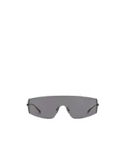 Futuristic Shield Sunglasses One size Black/Smoky