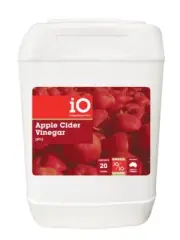 iO Cider Vinegar 4% 20 Litre Promotes Good Bacteria Equine Horse Dog Supplement