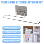 Kitchen Paper Towel Holder Dispenser Roll Rack Stick on Wall Door Under Cabinet
