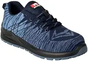 [Bullstar] Worxtar S1P 2658-0-2707-46 Safety Shoes (Colour Pigeon Blue/Navy, Size 46, Unisex, with Steel Toe Cap, Breathable, Non-Slip, Work Shoes, Protective Shoes)