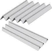 Zemibi Grill Flavorizer Bars for Weber Summit 400 Series, Summit E/S 440/450/460/470, 8 PC Stainless Steel Gas Replacement Parts for Weber 67668 Grill Models, 18" x 1.6" x 1.2"