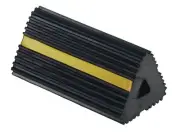 Vestil EX-13 Extruded Rubber Wheel Chock, 12" W, 5-3/4" H, 6-1/2" L