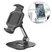 Nevenka Adjustable Desktop Phone Holder Dock Compatible with All 6-13 Inches Phone and Tablet-Black
