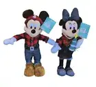 Disney Mickey & Minnie Mouse Christmas Flannel Porch Greeter 22 inch