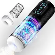 Sex Toys Male Masturbator - Adult Toy Sex Machine Penis Pump Male Sex Toys for Men Sex Toy Pocket Pussy Male Stroker with 9 Rotations & 9 Thrusts & 9 Sucks Male Masturbators