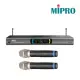 亞洲樂器 MIPRO MR-823/MH-80*2 UHF固定頻率頻道自動選訊無線麥克風系統