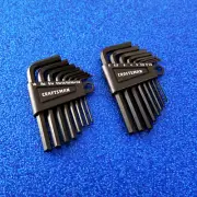 YOU GET BOTH NEW CRAFTSMAN HEX ALLEN KEY WRENCH SETS SAE & METRIC 16 TOOLS TOTAL