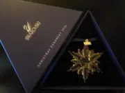 Swarovski 2006 Annual Christmas Ornament Crystal Snowflake Austria with Box