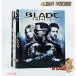 歐美影片 藍光盒裝 刀鋒戰士 BLADE (1-3部) 動作科幻電影BD藍光碟片高清盒裝收藏版 英語發音中文繁體字幕3碟