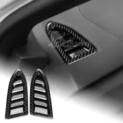 Black Air Outlet Side Defogger REAL HARD Carbon Fiber For Subaru WRX STI 22-2023
