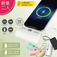 在飛比找momo購物網優惠-【POLYBATT】PB5000 5000mAh 18W二孔