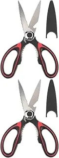 TOVINANNA 2pcs Kitchen Shears Multi-functional Scissors for Crafting Food Preparation