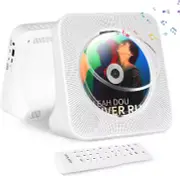 Portable CD Player with Battery Rechargeable CD Player with Bluetooth, FM Radio
