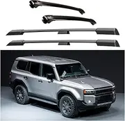 4Pcs Compatible for Land Cruiser Prado J250 2024 Roof Rail Racks Carrier Cross Bar Crossbar