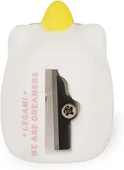 Legami - Pencil Sharpener - Mini Friends - Ideal Pencil Sharpener for Kids - Easy Grip Sharpens Pencils and Crayons - Stationery for School and Office - Dimensions 3 x 4.5 x 2 cm Unicorn