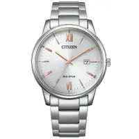 在飛比找ETMall東森購物網優惠-CITIZEN星辰 PAIR系列 光動能 經典時尚腕錶 BM