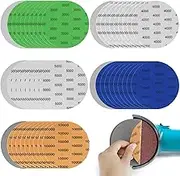 5 Inch Sanding Disc Hook & Loop Set for Orbital Sander - 50 PCS (3000/4000 5000/7000/10000 Grit) Silicon Carbide High Grit Wet Dry Sandpaper