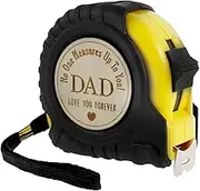Tape Measure, 25FT Steel Coated Measuring Tape, 7.5m Fathers Day Personalized Steel Tape Measure Creative Fathers Day Measurement Tape with Fractions for Industrial Woodworking