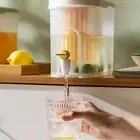 Beverage Dispenser with Spigot Drink Dispenser for Fridge for Juice Beverage
