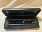 Parker Duofold Fountain Pen Black & Platinum 18Kt Gold Medium Nib New In Box
