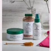 Arbonne SPA TUB GIFT SET -Scrub, Bath Salts, Body Mist Set, PAMPER YOURSELF!