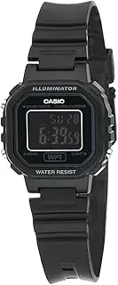 [Casio] LA20WH-1B Womens Black Digital Watch with Black Band