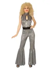 Disco Diva Jumpsuit Womens Costume