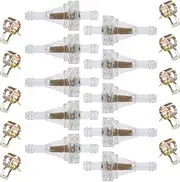 ZAMDOE 1/4 in Inline Fuel Filters with Copper Core Small Engine Carb for ATV Quad Moped Scooter Dirt Pit Bike Golf Cart for Kawasaki for Jo-hn D EZGO with 12mm Hose Clamp 10 pcs