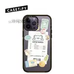 【現貨免運】冰冰優選賣場 CASETIFY 手機殼 松餅小票 防摔殼 IPHONE14 13 12 11 耐衝擊 保護殼