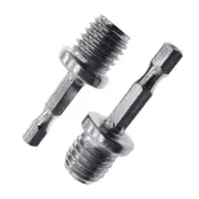 Durable M14 1/4 Hex Connecting Rod Adapter 2 Pcs Drill Chuck Replacement Parts