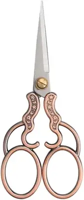 5" Vintage Scissors, All Purpose, Stainless Steel, Small Sewing Scissors for Hom