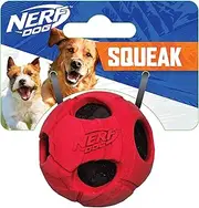 Nerf Dog Rubber Wrapped Bash Tennis Ball Dog Toy, X-Small, Red