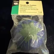 Dritz 737 Blue Tomato Pincushion W/Strawberry Emery-3”