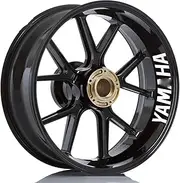 Stickers for MT03 MT07 MT09 MT10 R1 R3 R6 FZ1 FZ8 FZ6 XJ6 Motorcycle Wheel Front Rear Rim Wheel Sticker Tire Logo Decal (Color : 4)