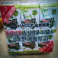 在飛比找Yahoo!奇摩拍賣優惠-韓國 12袋入海苔 原味 竹鹽海苔 鹽味海苔 激安殿堂