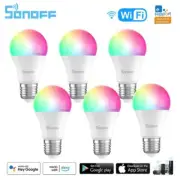 SONOFF B02/B05 WiFi Smart LED Bulb Dimmable Bluetooth Pairing Multi Color Ajusta