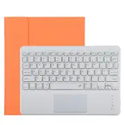 Bluetooth Tablet Case For Ipad Pro 11 With Touchpad & Pen Slot Detachable Microfiber Leather Orange Laptop Cases & Bags