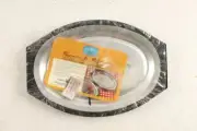 Vintage Nordic Ware Aluminum Serve A Sizzle Platter In Packaging