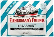 Fishermans Friend Fisherman's Friend Spearmint Sugar Free, Pack of 24 x 25 g Bag)