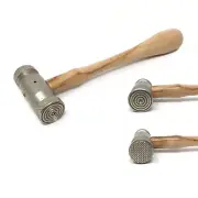 Jewellers Textured Hammer Silversmith Texturing Mallet Circular Dots Jewellery