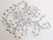1 Meter-14mm Chandelier Crystal Garland, Octagon Cut Crystal Chains #1082-14 CCI