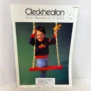 Cleckheaton Kids Handknit Jumpers Sweaters 8 Ply Knitting Pattern Book 56-71 cm