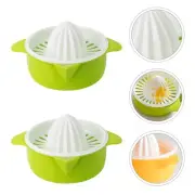 2 Pcs Manual Juicer Labor-saving Fruit Juicers Handheld