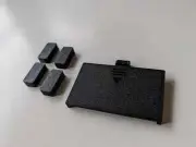 Sovtek/Electro Harmonix Big Muff/Small Stone replacement battery cover and feet