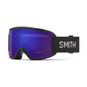 Smith Optics Squad S Ski Snowboard Goggles Black - Everyday Violet Mirror New