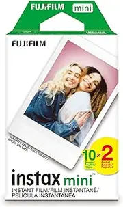 Fujifilm INSTAX Mini Instant Film Twin Pack (White)