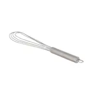 Cuisena 30cm Stainless Steel Flat Wire Whisk Kitchen Utensil - Silver